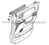 Обшивка двери задней правой HONDA 83733SCAG24ZD