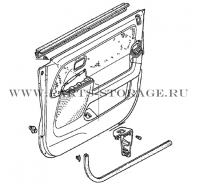 Обшивка двери передней правой HONDA 83533SCAG43ZD