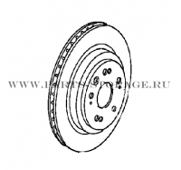 Диск тормозной задний HONDA 42510SJA000