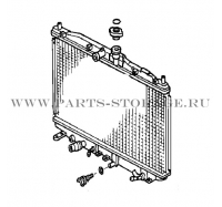 Радиатор охлаждения двигателя HONDA 19010RBBE01