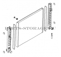 Радиатор охлаждения двигателя Nissan 21460-1BF0A