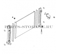 Радиатор охлаждения двигателя Nissan 21460-1MA0A