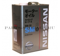 Масло моторное Nissan SM Strong Save X 5W30 4L KLAM305304