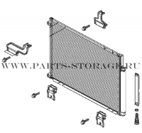 Радиатор кондиционера HONDA 80100TL2A01