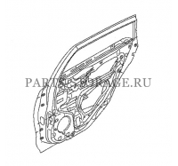 Дверь задняя правая Nissan H210M-JN2AA