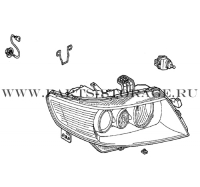 Фара HID правая HONDA 33101SEAG11