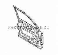 Дверь передняя левая Nissan H0101-JG0MM