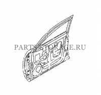 Дверь передняя правая Nissan H010M-8H7MA