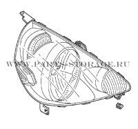 Фара правая HONDA 33101SAAG01