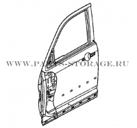 Дверь передняя левая HONDA 67050S9AA90ZZ