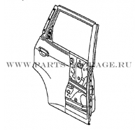 Дверь задняя правая HONDA 67510SAAG01ZZ