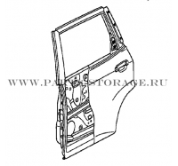 Дверь задняя левая HONDA 67550SAAG01ZZ