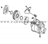 Компрессор кондиционера HONDA 38810RBA006