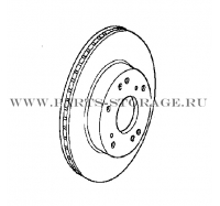 Диск тормозной передний HONDA 45251SEAE00