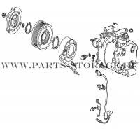 Компрессор кондиционера HONDA 38810RSAE01