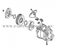 Компрессор кондиционера HONDA 38810PNB006